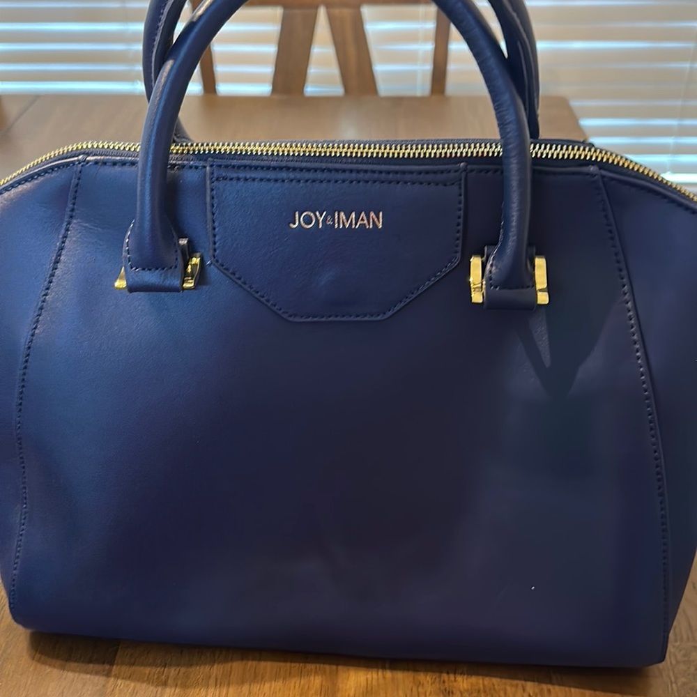 Women Navy satchel handbag